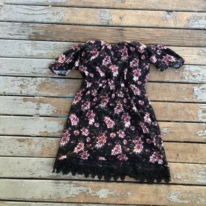 Off the shoulder floral dress